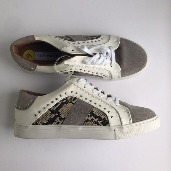 Steve Madden Python Snake Sneakers shoes 9M - Picture 2 of 6